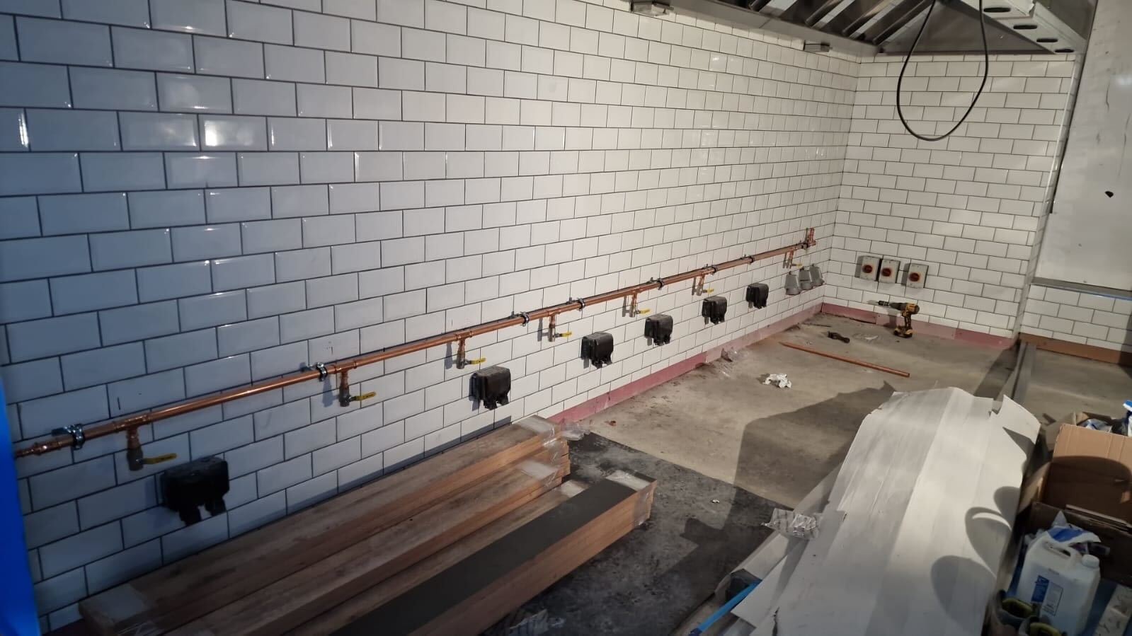 New gas line installation for franchise restaurant, Uxbridge — The Bearded Property Co, Gas Safe registered, 020 8050 9389