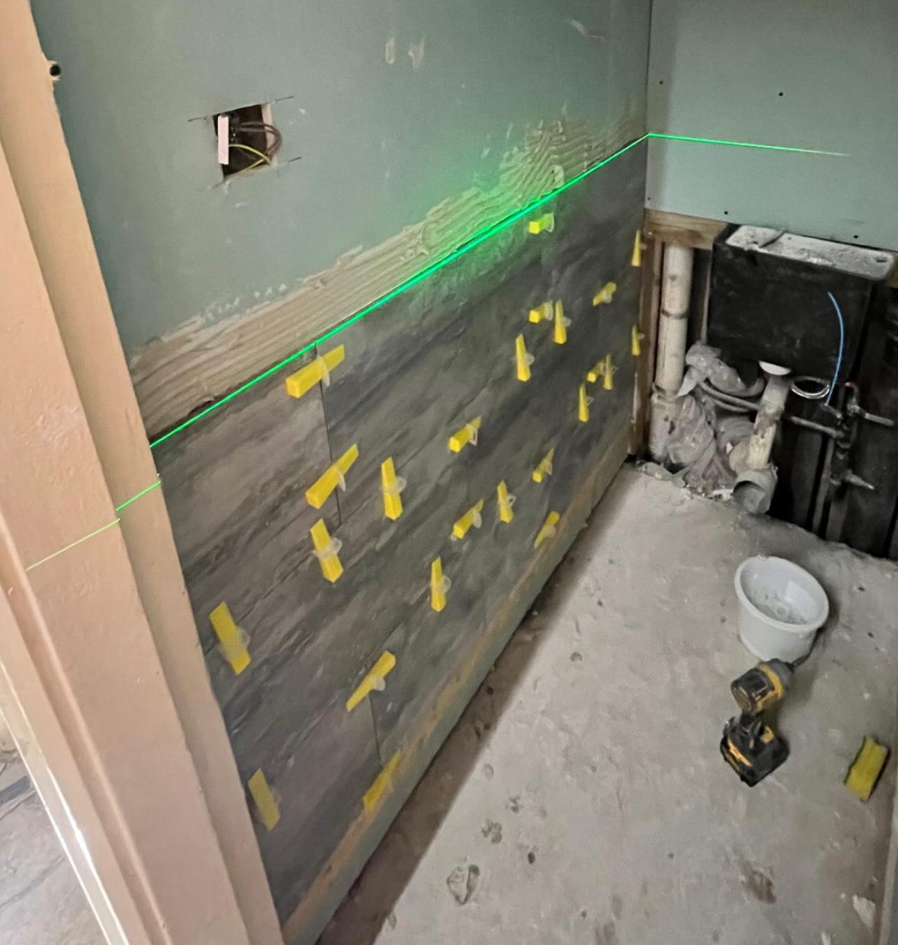 Professional tiling and plastering during property refurbishment, West London — The Bearded Property Co, 020 8050 9389